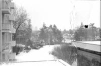 sneeuw op het Bisschoppelijk College 1979