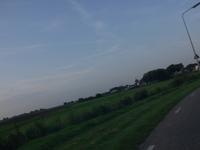 Vanuit Workum richting IJsselmeer...